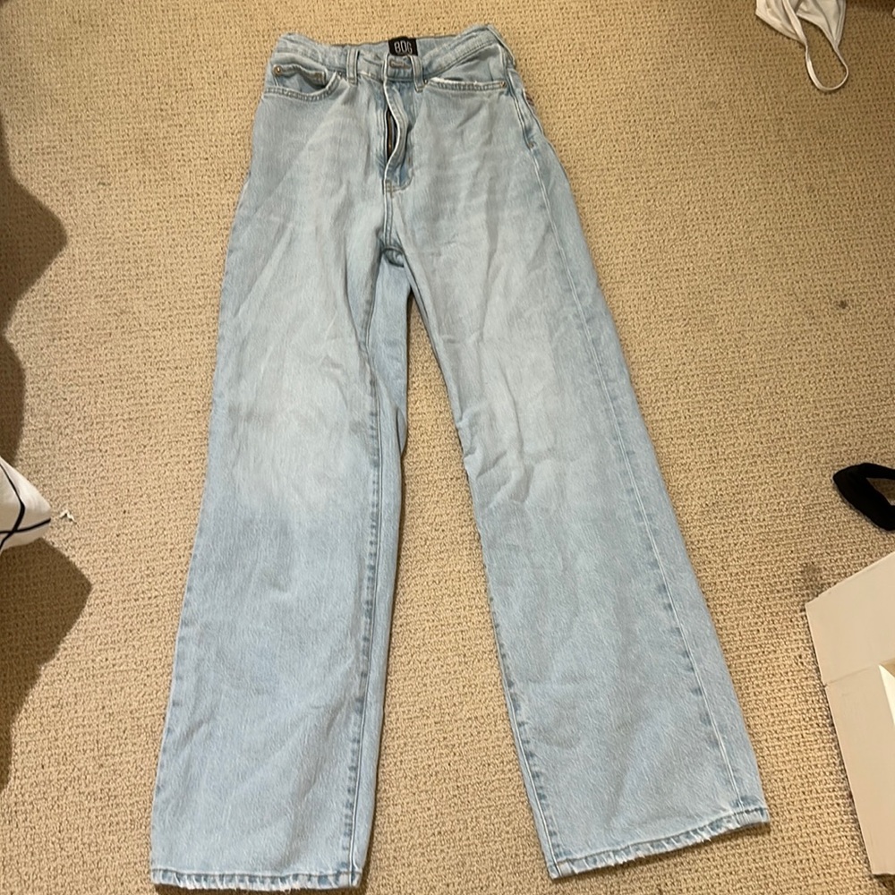 light blue jeans